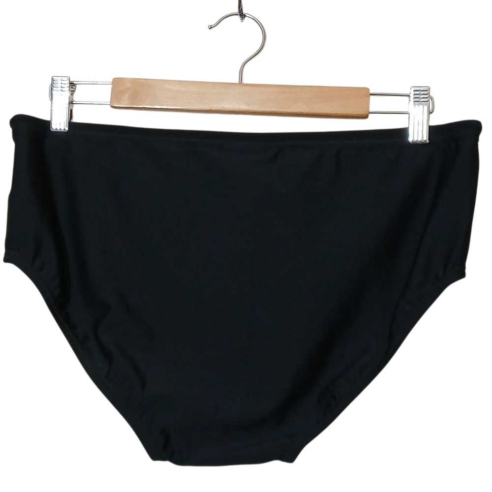 Speedo Men Endurance Swim Brief Splash Spliced Black Swimsuit Pool Vacation 🆕️ - Picture 3 of 4